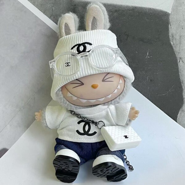 POP MART Labubu Replacing Clothes Set, Labubu Chanel Outfit (No Dolls)