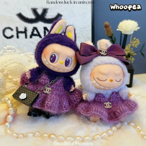 6_e9871a66434c2b990666e69c4357bc73.jpg POP MART Labubu Replacing Clothes Set, Labubu Outfit Chanel (No Dolls)
