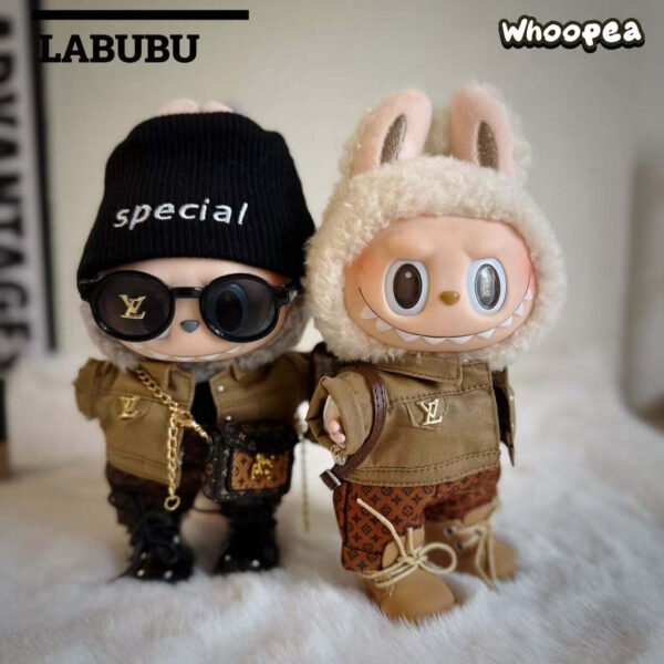 POP MART Labubu Replacing Clothes Set, Labubu Outfit LV