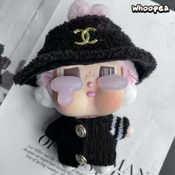 POP MART CRYBABY Replacing Clothes Set, Labubu Chanel Outfit (No Dolls)