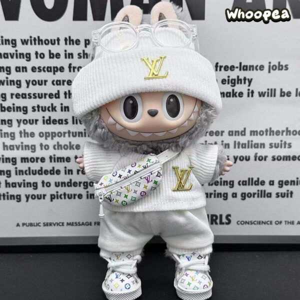 POP MART Labubu Replacing Clothes Set, Labubu Outfit LV