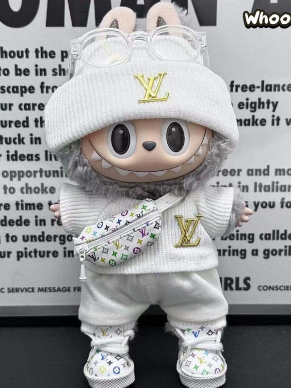 POP MART Labubu Replacing Clothes Set, Labubu Outfit LV