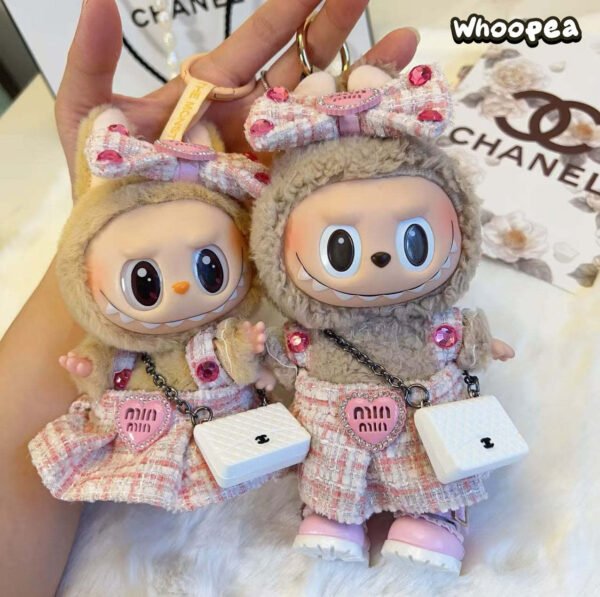 POP MART Labubu Replacing Clothes Set, Labubu Outfit miumiu (No Dolls)