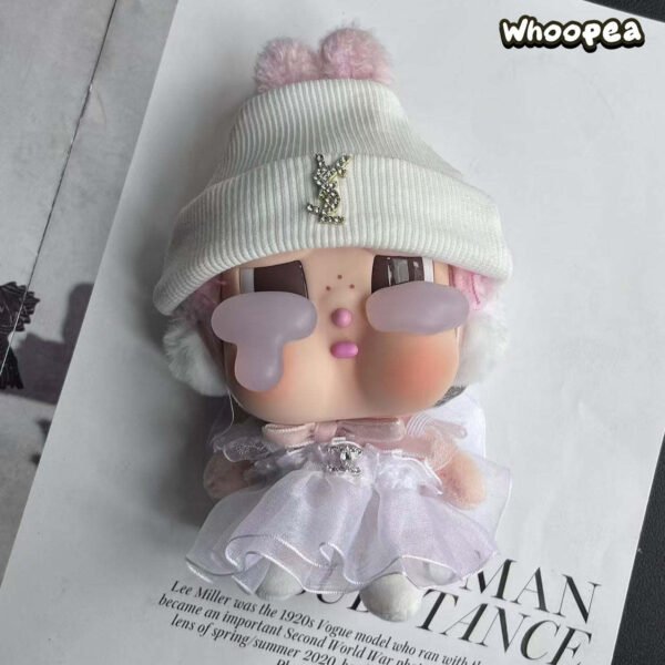 POP MART CRYBABY Replacing Clothes Set, Labubu Chanel Outfit (No Dolls)