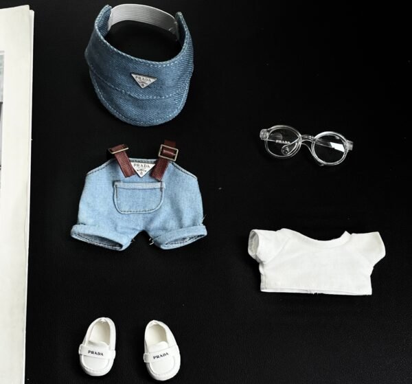 811731329985_.pic_hd.jpg POP MART LABUBU The Monsters Plush Doll Replacing Clothes Set, Labubu New prada Outfit