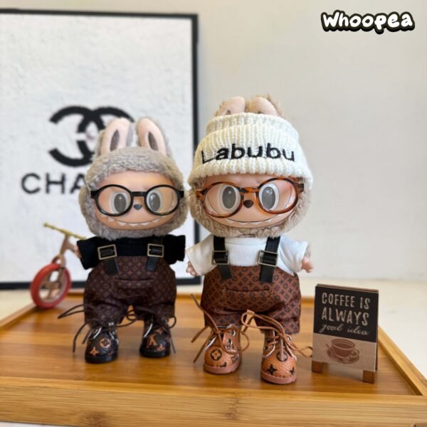 POP MART Labubu Replacing Clothes Set, Labubu Outfit LV (No Dolls)
