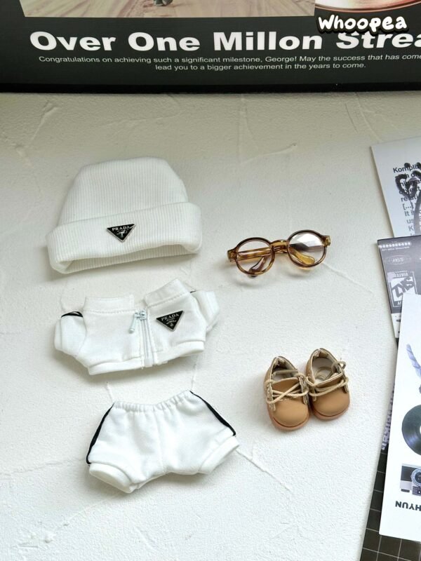 POP MART Labubu Replacing Clothes Set, Labubu Outfit Prada (No Dolls)