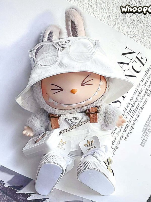 POP MART Labubu Replacing Clothes Set, Labubu Outfit Prada (No Dolls)