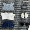 POP MART Labubu Replacing Clothes Set, Labubu Outfit Dior (No Dolls)