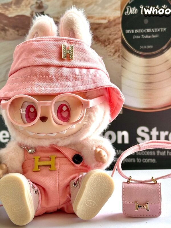 POP MART Labubu Replacing Clothes Set, Labubu Hermès Outfit (No Dolls)