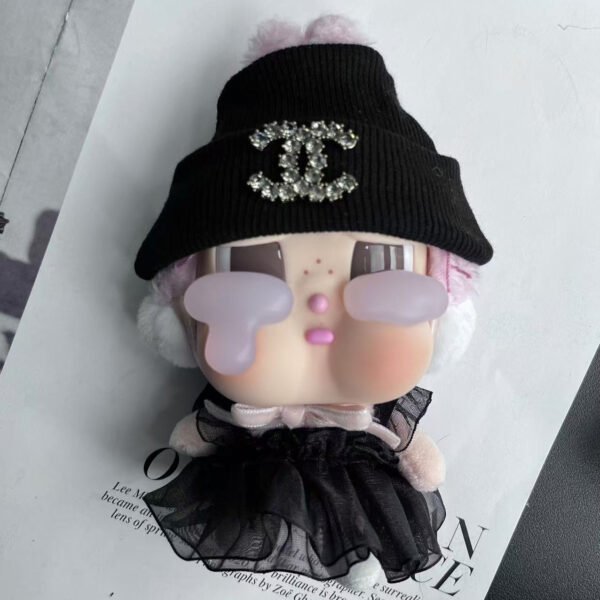 POP MART CRYBABY Replacing Clothes Set, Labubu Chanel Outfit (No Dolls)
