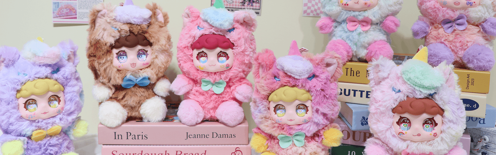 Candy Bear Series,Plush Doll Blind Box Figures,Vinyl Face Plush Doll Random Design Action Figures Collectible Toys,Plush Blind Box 1PC (1 of 6 Styles) Cute Collectible Toys Birthday Gifts