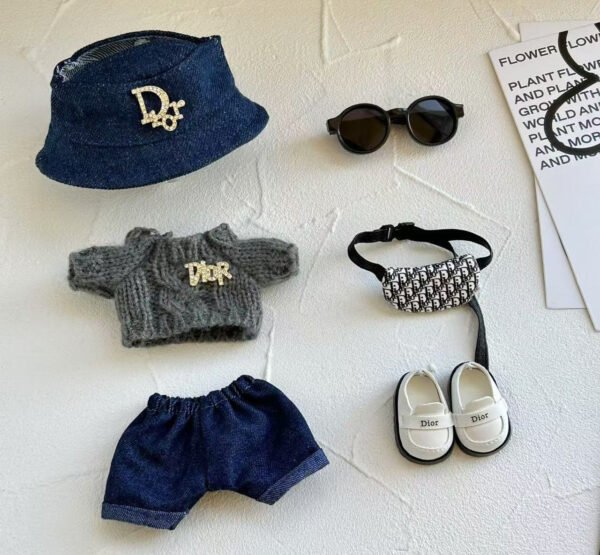 WechatIMG490.jpg POP MART Labubu Replacing Clothes Set, Labubu Dior Outfit(No Dolls)