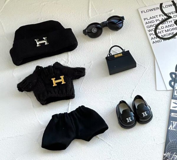 POP MART Labubu Replacing Clothes Set, Labubu Hermès Outfit (No Dolls)