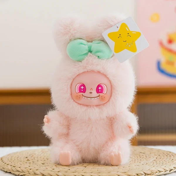 Rabbit Paradise Series,Plush Doll Blind Box Figures,Vinyl Face Plush Doll Random Design Action Figures Collectible Toys,Plush Blind Box 1PC (1 of 6 Styles) Cute Collectible Toys Birthday Gifts