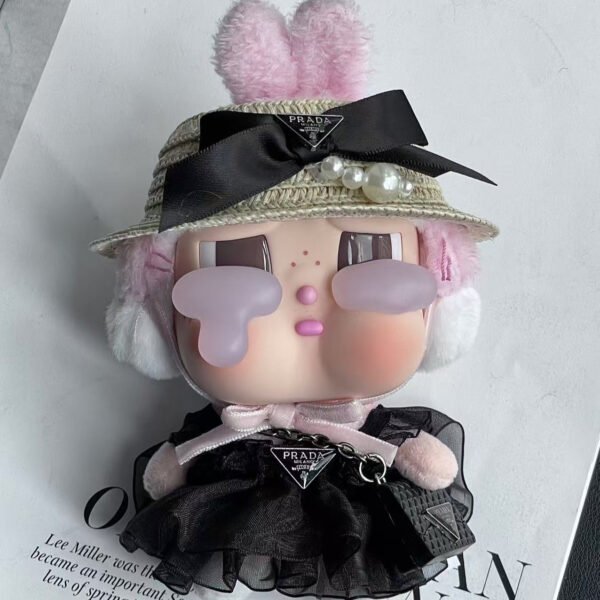 POP MART CRYBABY Replacing Clothes Set, Labubu Chanel Outfit (No Dolls)