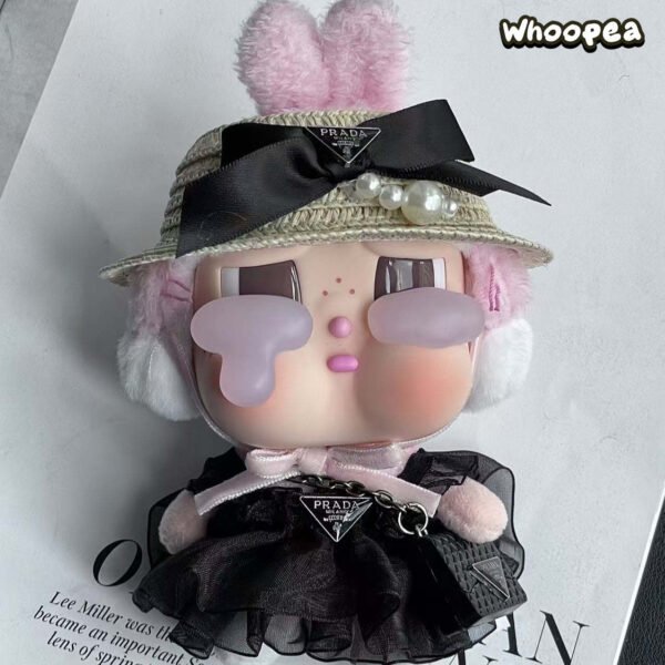 POP MART CRYBABY Replacing Clothes Set, Labubu Chanel Outfit (No Dolls)