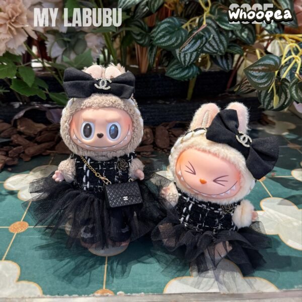 POP MART Labubu Replacing Clothes Set, Labubu Outfit CHANEL (No Dolls)