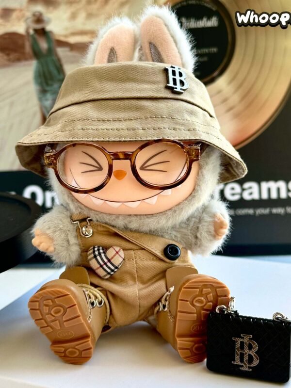 POP MART Labubu Replacing Clothes Set, Labubu Burberry Outfit(No Dolls)