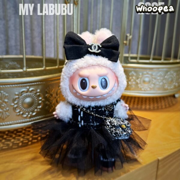 POP MART Labubu Replacing Clothes Set, Labubu Outfit CHANEL (No Dolls)