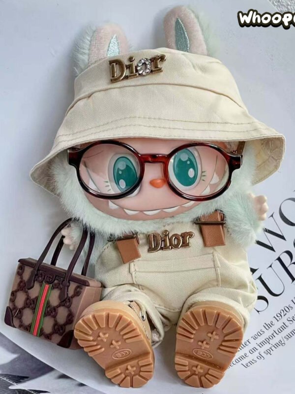 POP MART Labubu Replacing Clothes Set, Labubu Dior Outfit(No Dolls)