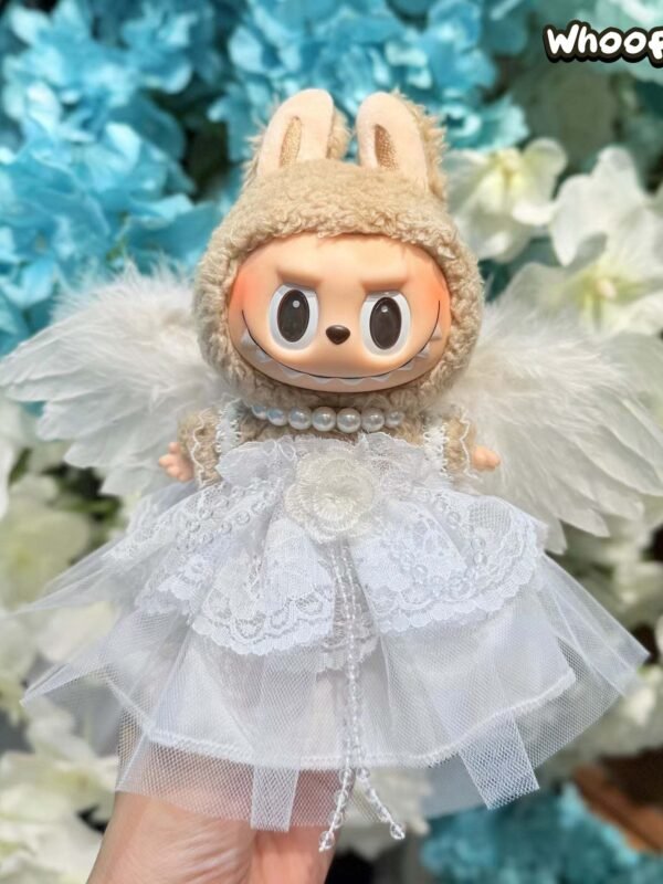 POP MART Labubu Replacing Clothes Set, Labubu Wedding Outfit(No Dolls)