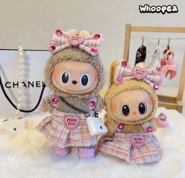 POP MART Labubu Replacing Clothes Set, Labubu Outfit miumiu (No Dolls)