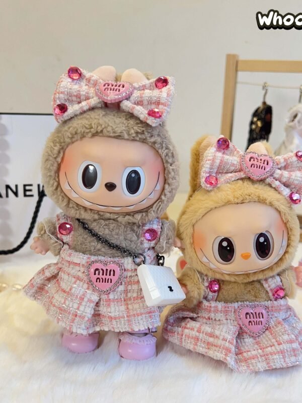 POP MART Labubu Replacing Clothes Set, Labubu Outfit miumiu (No Dolls)