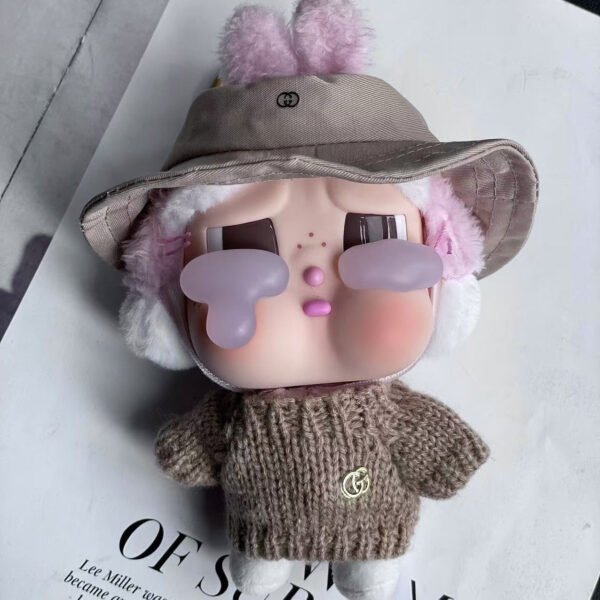 POP MART CRYBABY Replacing Clothes Set, Labubu Chanel Outfit (No Dolls)