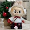 POP MART Labubu Replacing Clothes Set, Labubu Christmas Outfit for 38cm Labubu (No Dolls)