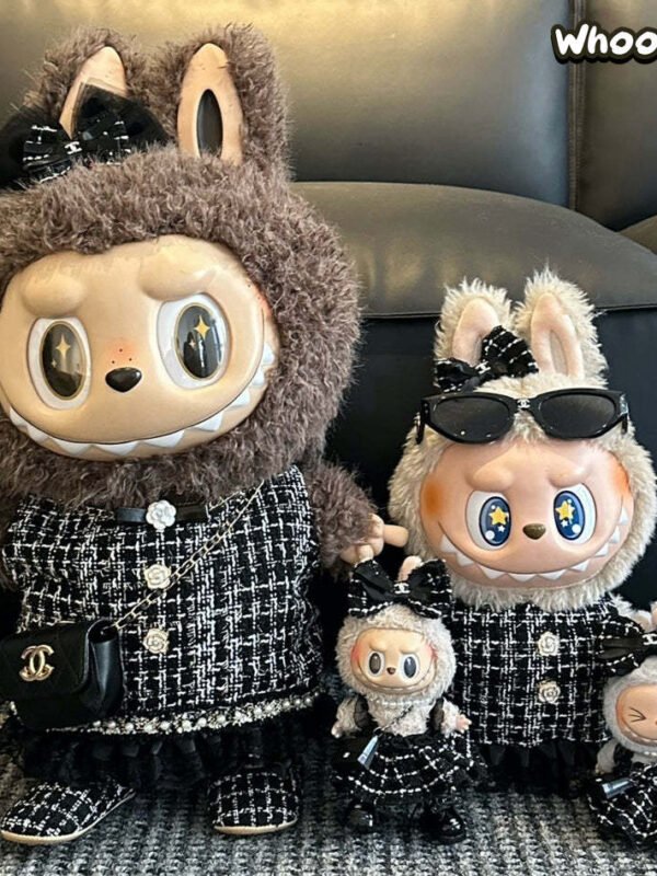 POP MART Labubu Replacing Clothes Set, Labubu Outfit Chanel (No Dolls)
