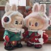 POP MART Labubu Replacing Clothes Set, Labubu Christmas Outfit for 38cm Labubu (No Dolls)