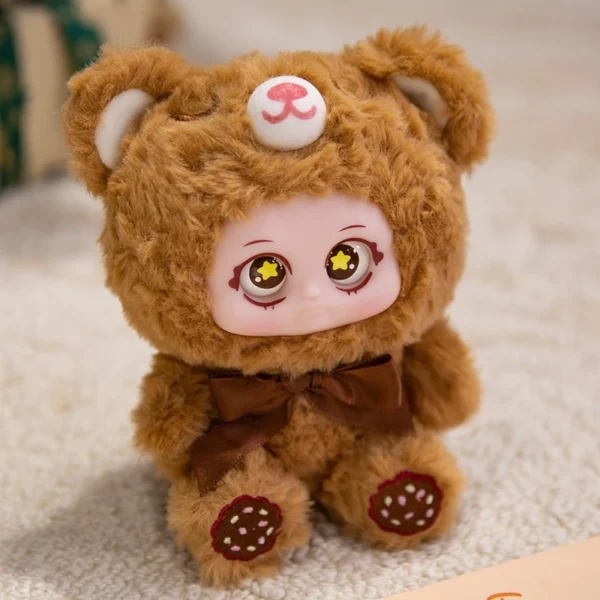 Candy Bear Series,Plush Doll Blind Box Figures,Vinyl Face Plush Doll Random Design Action Figures Collectible Toys,Plush Blind Box 1PC (1 of 6 Styles) Cute Collectible Toys Birthday Gifts