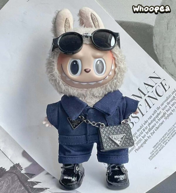 POP MART Labubu Replacing Clothes Set, Labubu Outfit Prada (No Dolls)
