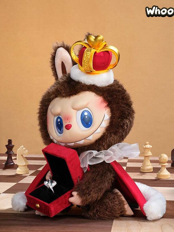 The Monsters Labubu Let's Checkmate Series The King Vinyl Plush Doll