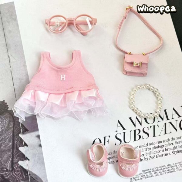 POP MART Labubu Replacing Clothes Set, Labubu Outfit Hermès (No Dolls)