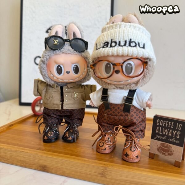 POP MART Labubu Replacing Clothes Set, Labubu Outfit LV (No Dolls)
