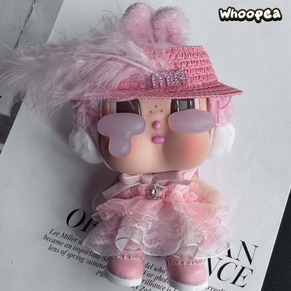 POP MART CRYBABY Replacing Clothes Set, Labubu Chanel Outfit (No Dolls)