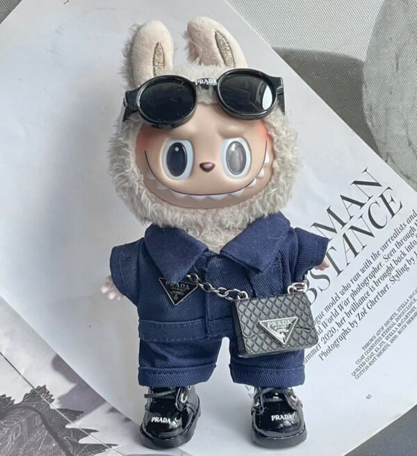POP MART Labubu Replacing Clothes Set, Labubu Outfit Prada (No Dolls)
