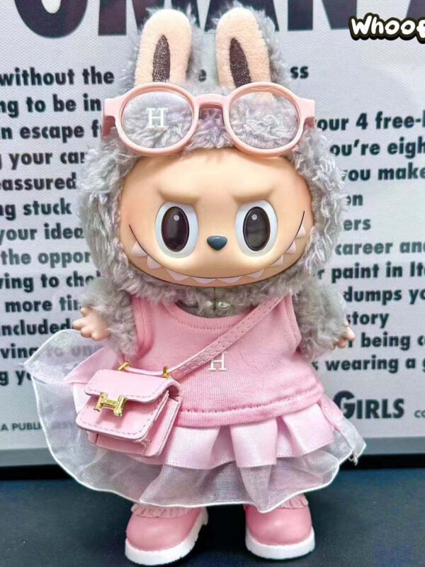 POP MART Labubu Replacing Clothes Set, Labubu Outfit Hermès (No Dolls)