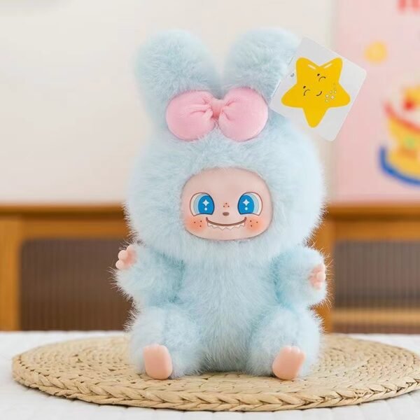 Rabbit Paradise Series,Plush Doll Blind Box Figures,Vinyl Face Plush Doll Random Design Action Figures Collectible Toys,Plush Blind Box 1PC (1 of 6 Styles) Cute Collectible Toys Birthday Gifts